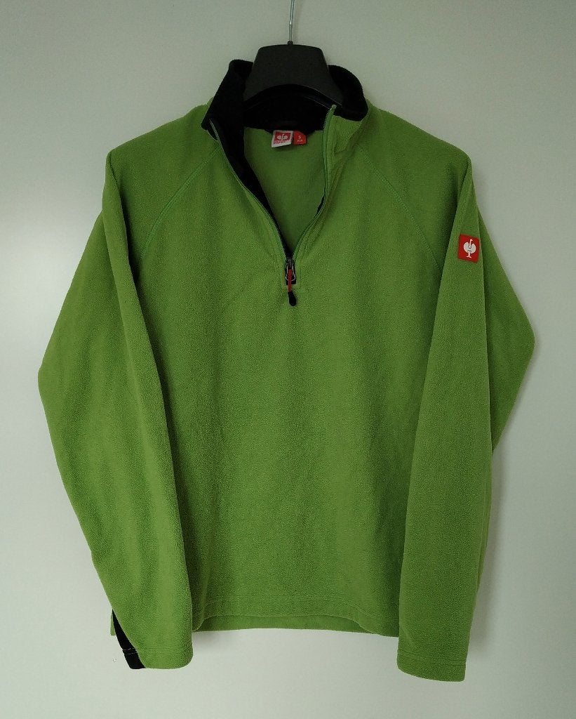 Engelbert Strauss Microfleece schipperstrui (small, groen), Engelbert Strauss, Verzenden, Zo goed als nieuw, Groen
