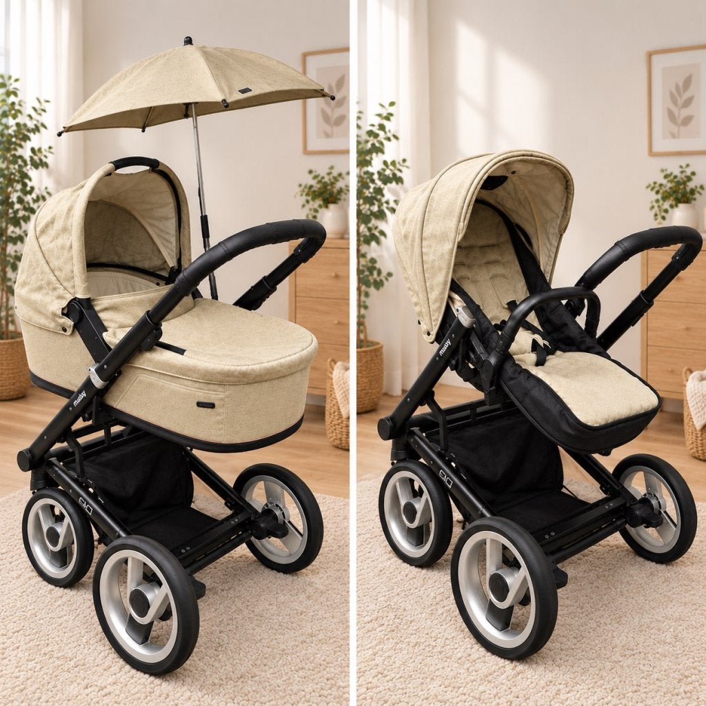 Mutsy iGo i2 Kinderwagen Set Zand/Khaki