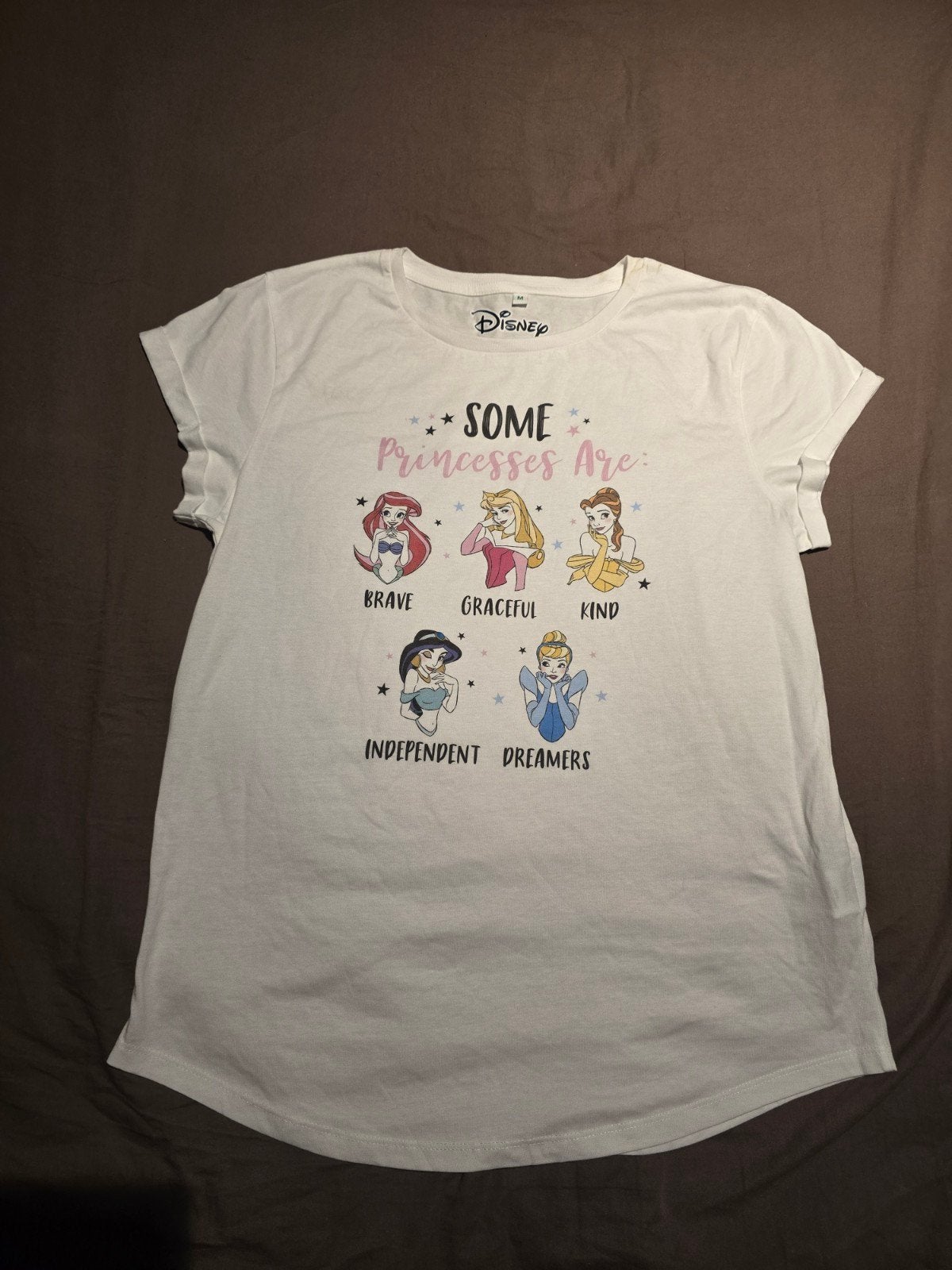 Nieuw Disney Princess T-shirt Maat M, Maat 38/40 (M), Disney, Wit, Nieuw