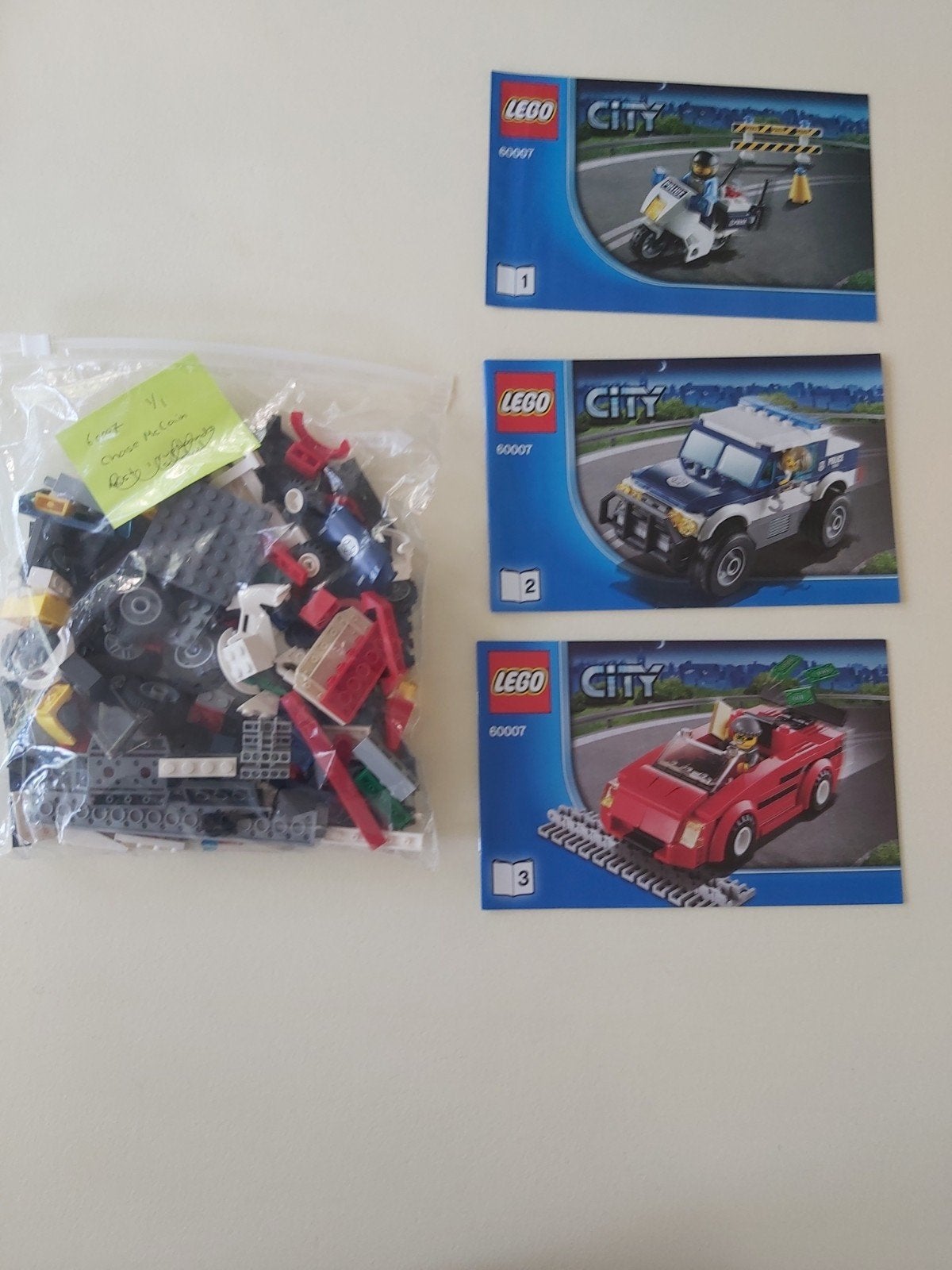 Lego City 60007 Chase McCain, Compleet, City, Lego, Ophalen of Verzenden