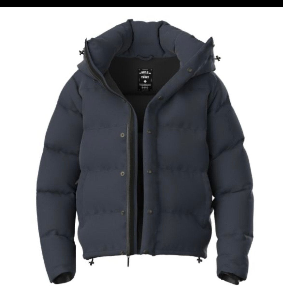 In Gold We Trust donkerblauw s, Ophalen, Zo goed als nieuw, Maat 46 (S) of kleiner, Blauw