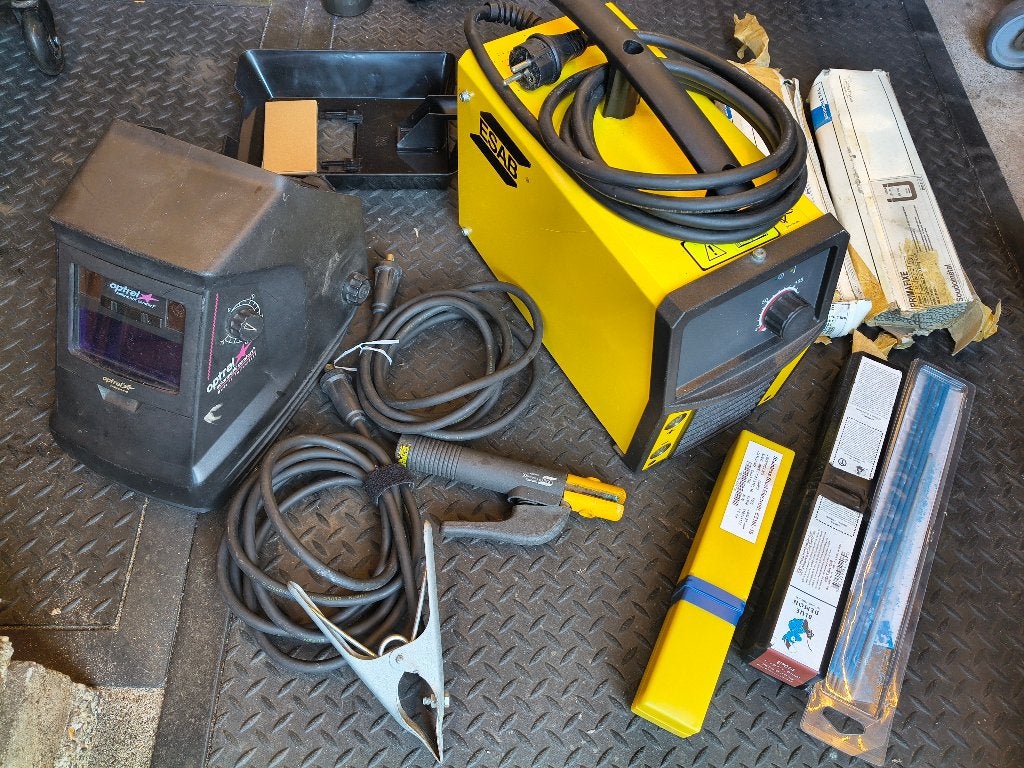 Esab Origo Arc 150 Lasapparaat, Doe-het-zelf en Verbouw, Ophalen, Zo goed als nieuw, Minder dan 150 ampère, Elektroden