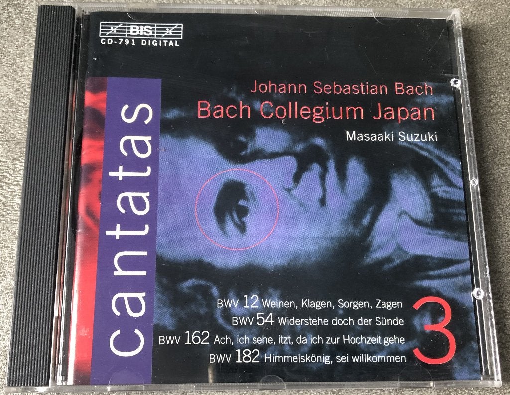BACH - CANTATAS - MASAAKI SUZUKI - 3, Cd's en Dvd's, Cd's | Klassiek, Ophalen of Verzenden, Barok, Zo goed als nieuw, Overige typen