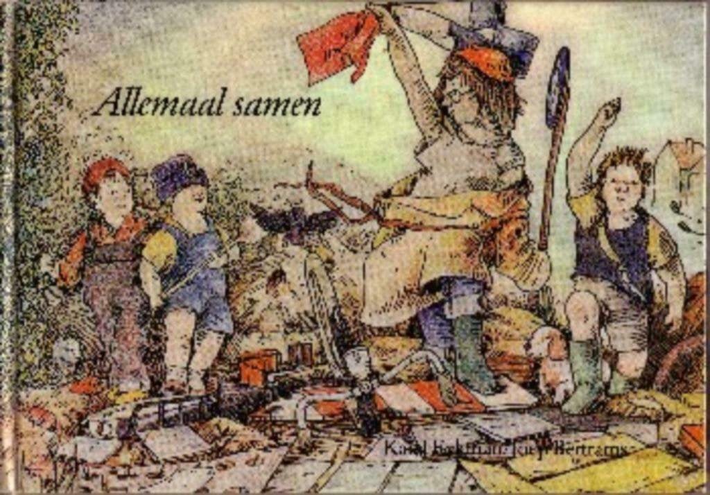 Allemaal samen - 'n Drie turvenboek - Karel Eykman^^, Fictie algemeen, Verzenden, Jongen of Meisje, Zo goed als nieuw