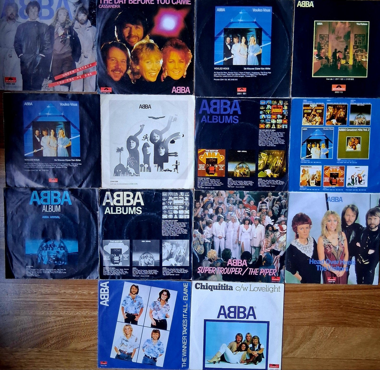 ABBA vinyl singles collectie - Pop muziek, Gebruikt, Pop, 7 inch, EP