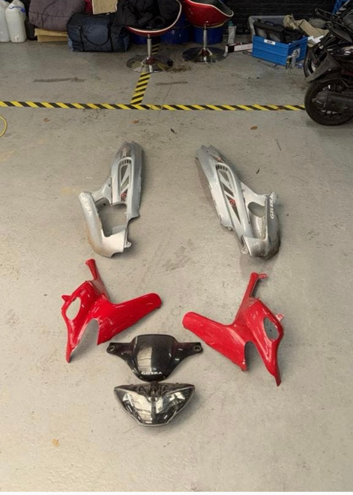 Gilera runner kappenset, Motoren, Ophalen