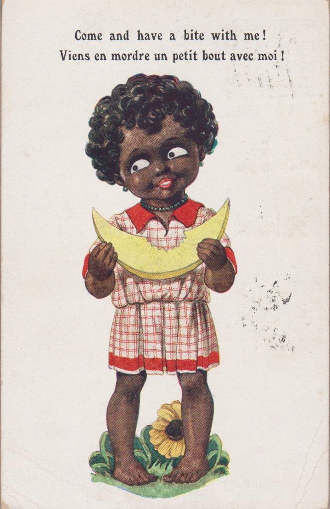 Black kids. "Come and have... " Leuke oude AK.1928, Verzenden, 1920 tot 1940, Gelopen, Kinderen