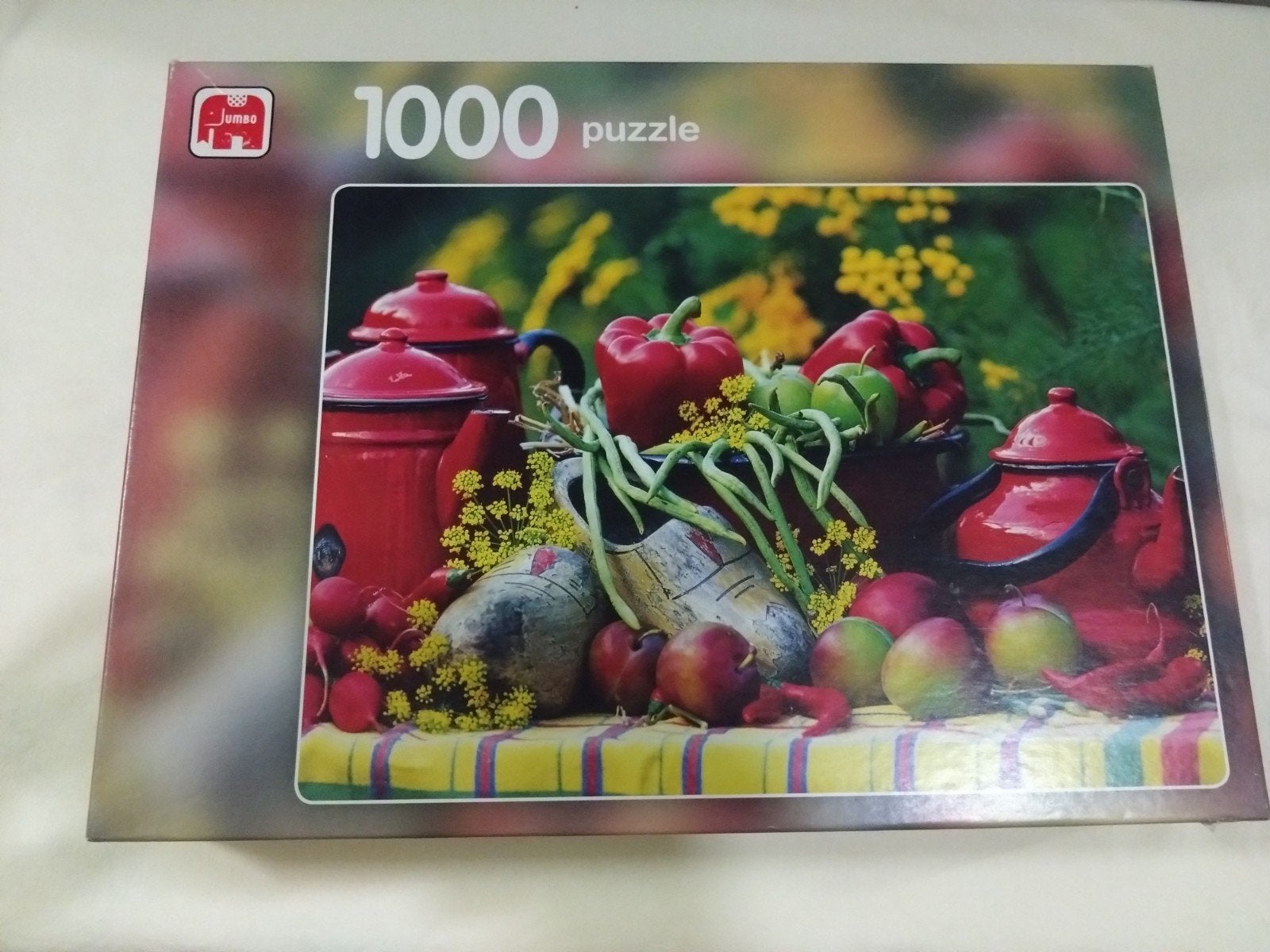 Jumbo 1000 Stukjes Puzzel - Landelijk Stilleven, Ophalen of Verzenden, 500 t/m 1500 stukjes, Gebruikt, Legpuzzel
