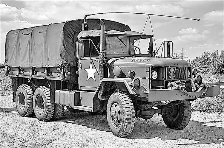 Canvas US Army M-35 Deuce and a Half, Amerika, ., Ophalen of Verzenden, .