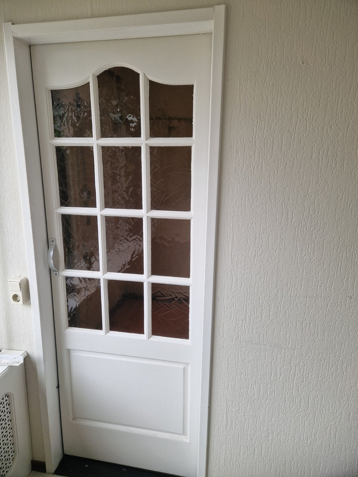 Binnendeur met glas 199 x 77 cm, Doe-het-zelf en Verbouw, Deuren en Horren, Ophalen, Gebruikt, Minder dan 80 cm, Binnendeur