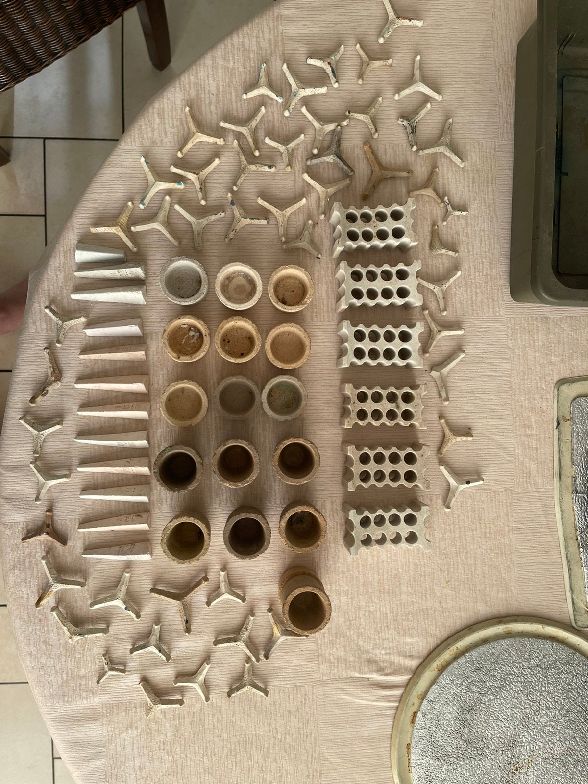 Mooie partij ovenmeubilair voor keramiek emailleer oven, Ophalen of Verzenden, Gebruikt