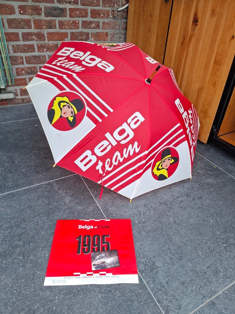 Reclame rally paraplu en kalender uit 1995, Ophalen of Verzenden, Overige typen