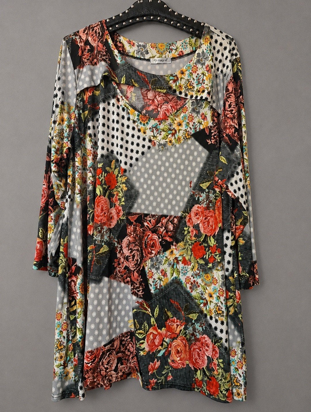 Magna jurk patchwork 56-58, Kleding | Dames, Meerkleurig, Jurk, Ophalen of Verzenden, Magna