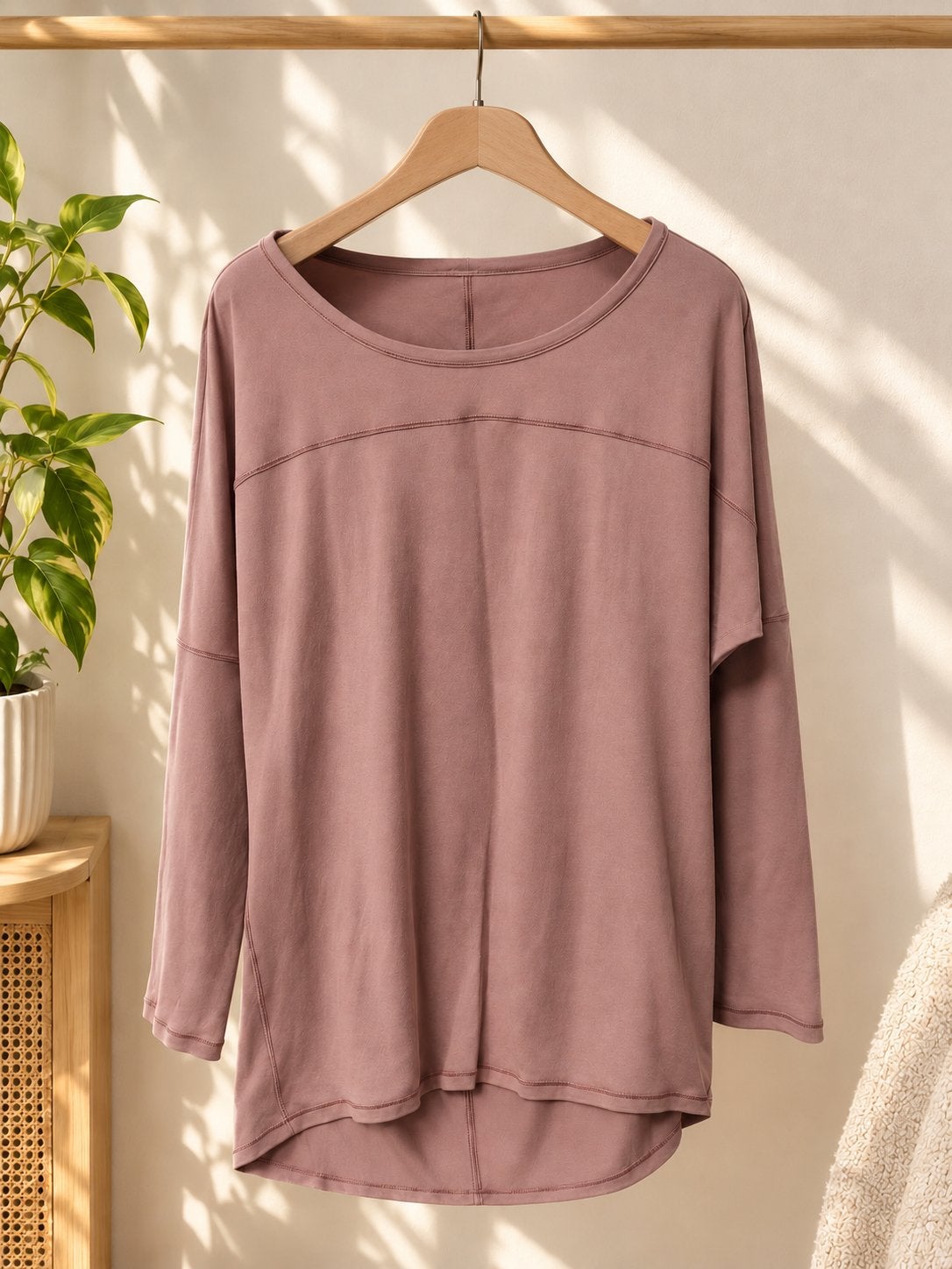 Lululemon roze longsleeve maat M, Kleding | Dames, Maat 38/40 (M), Ophalen of Verzenden, Zo goed als nieuw, Lange mouw