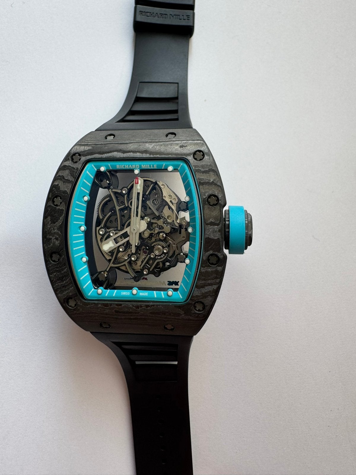Richard Mille 055 Yas Marina Circuit, Ophalen of Verzenden, Nieuw, Zwart