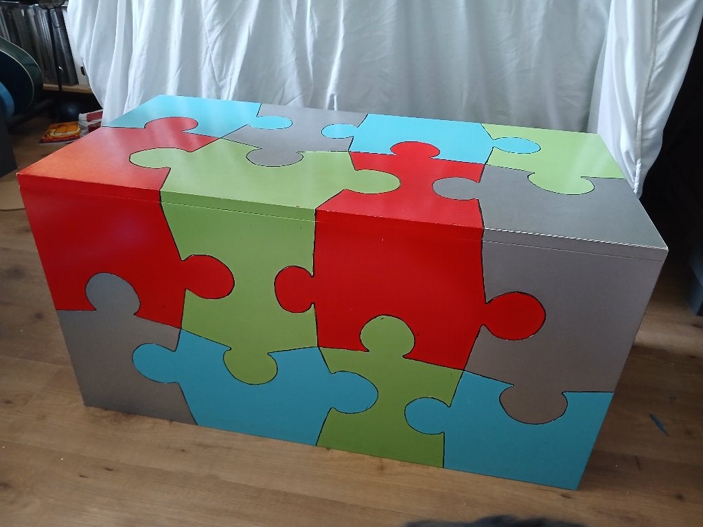 Speelgoedkist groot, Ophalen, Minder dan 50 cm, 50 tot 100 cm, Zo goed als nieuw