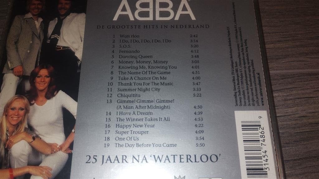 Abba - 25 Jaar Na Waterloo, Cd's en Dvd's, Cd's | Pop, Ophalen of Verzenden, Zo goed als nieuw