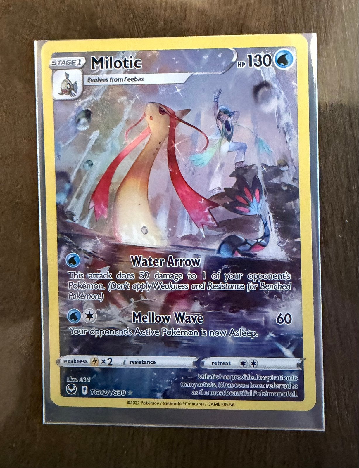 Milotic pokemon kaart, Ophalen of Verzenden, Zo goed als nieuw