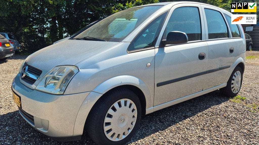 Opel Meriva 1.6-16V Essentia NIEUWE APK AIRCO CRUISE, Metallic lak, 101 pk, Gebruikt, 4 cilinders