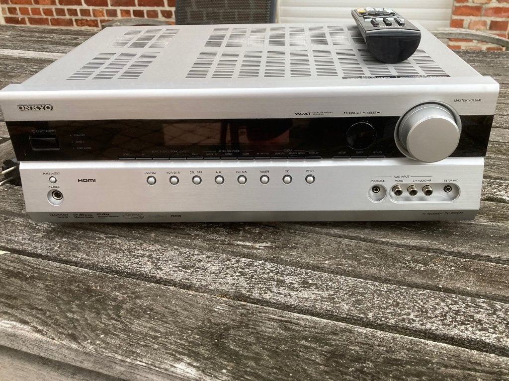 Onkyo TX SR507 (5.1 AV receiver met Pure Audio), Gebruikt, Ophalen of Verzenden, 60 tot 120 watt, Onkyo