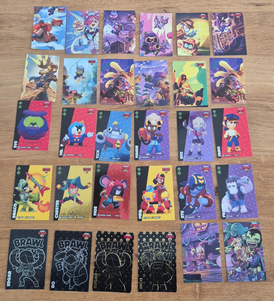Brawlstars kaarten (30), Ophalen, Zo goed als nieuw, Meerdere kaarten