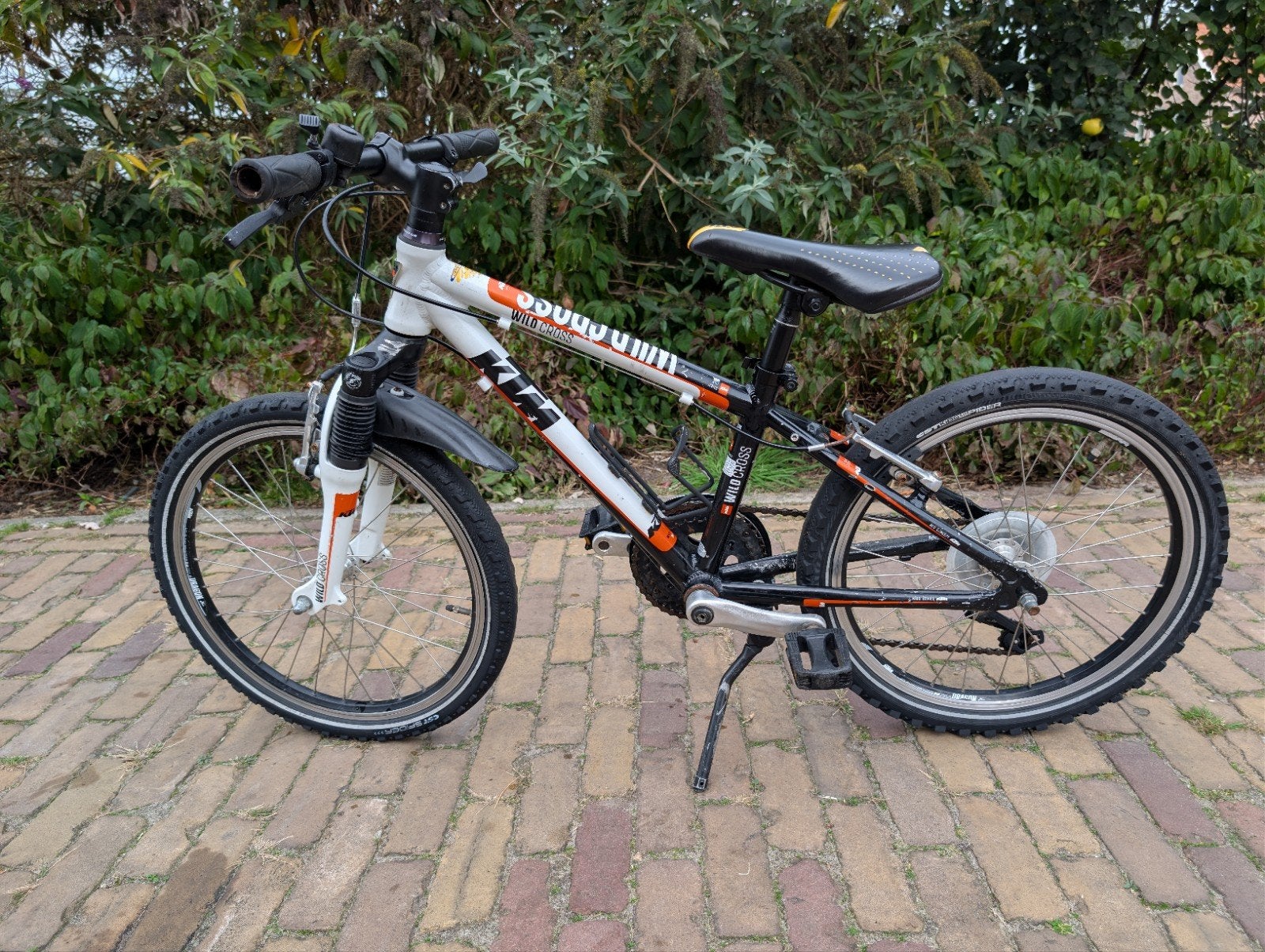 KTM Wild Cross Kinderfiets 20 inch, Ophalen, 20 inch of meer, Gebruikt, Velgrem