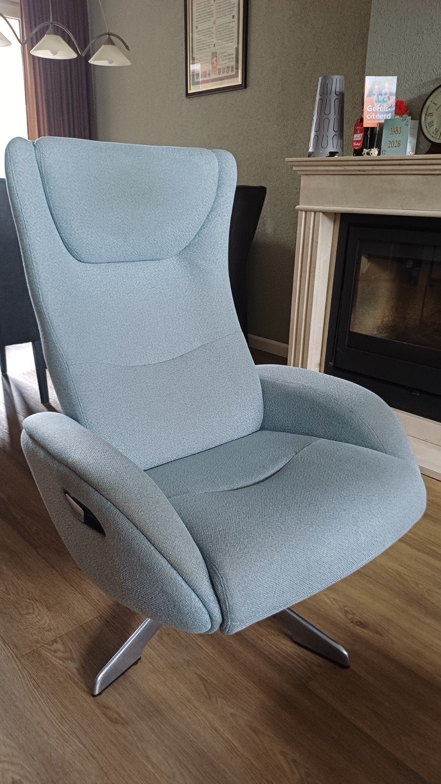 Fauteuil met hocker van FraMati Design, Ophalen, 50 tot 75 cm