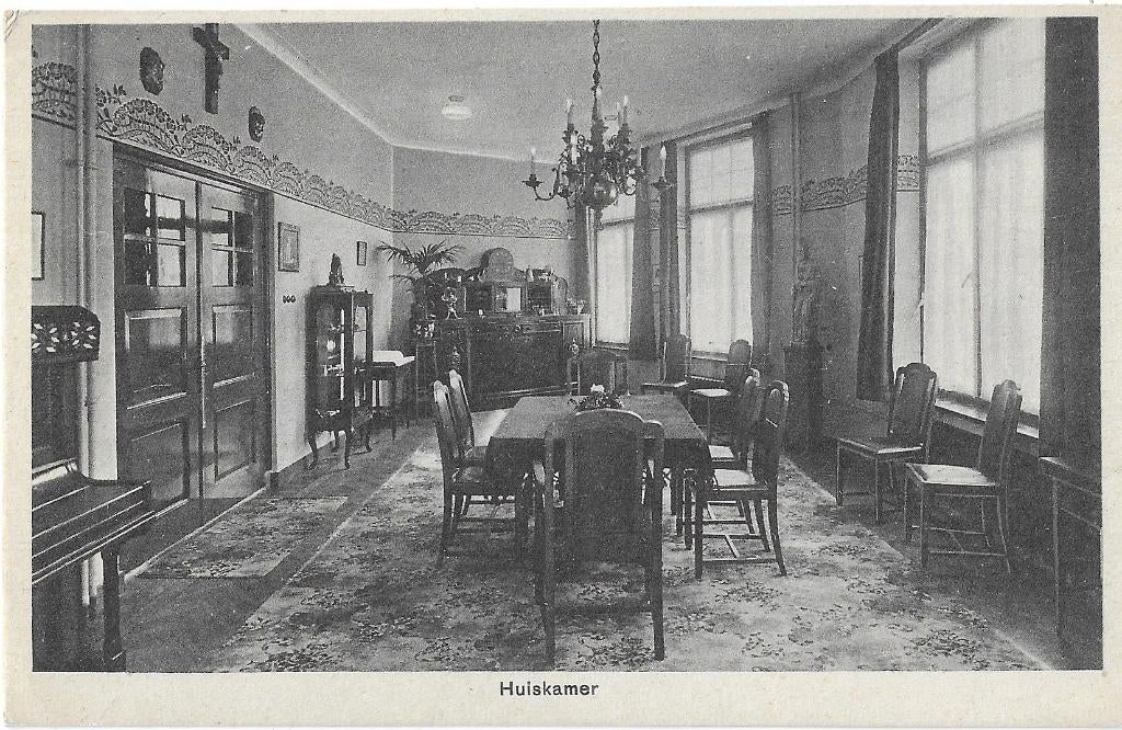 AK 's-Hertogenbosch - Huishoudschool Mariënburg, Huiskamer, Verzenden, 1920 tot 1940, Ongelopen, Noord-Brabant