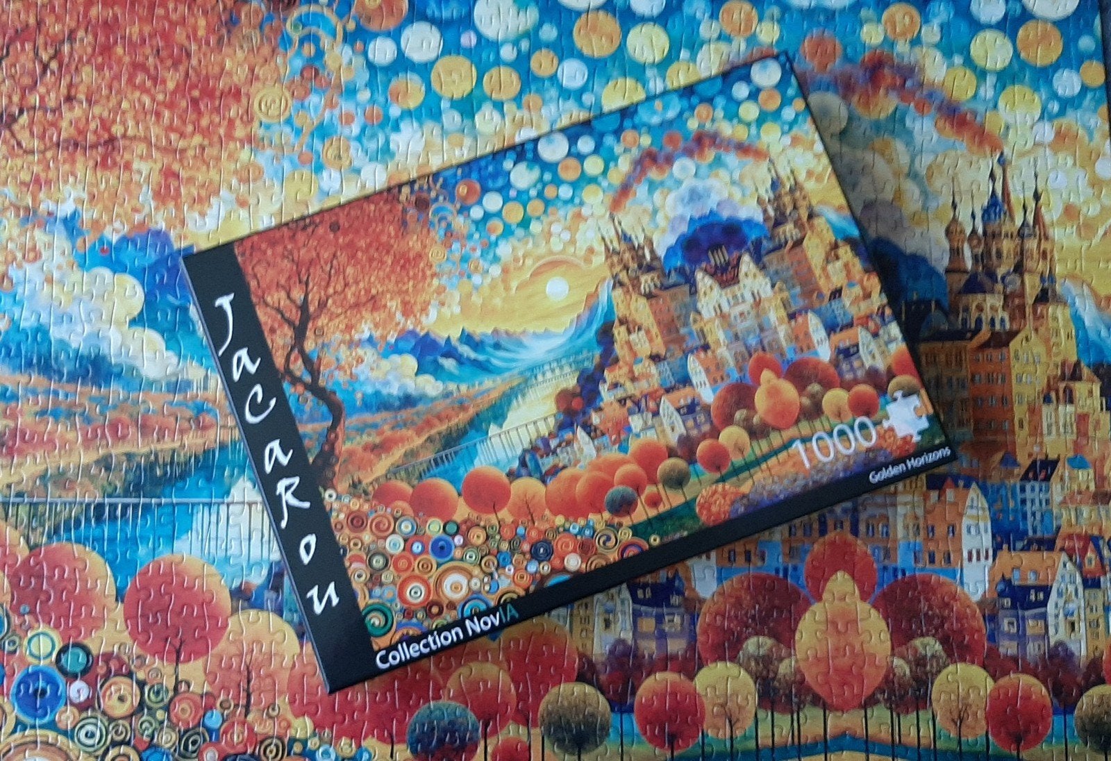 JACAROU puzzel 1000, Ophalen, 500 t/m 1500 stukjes, Zo goed als nieuw, Legpuzzel
