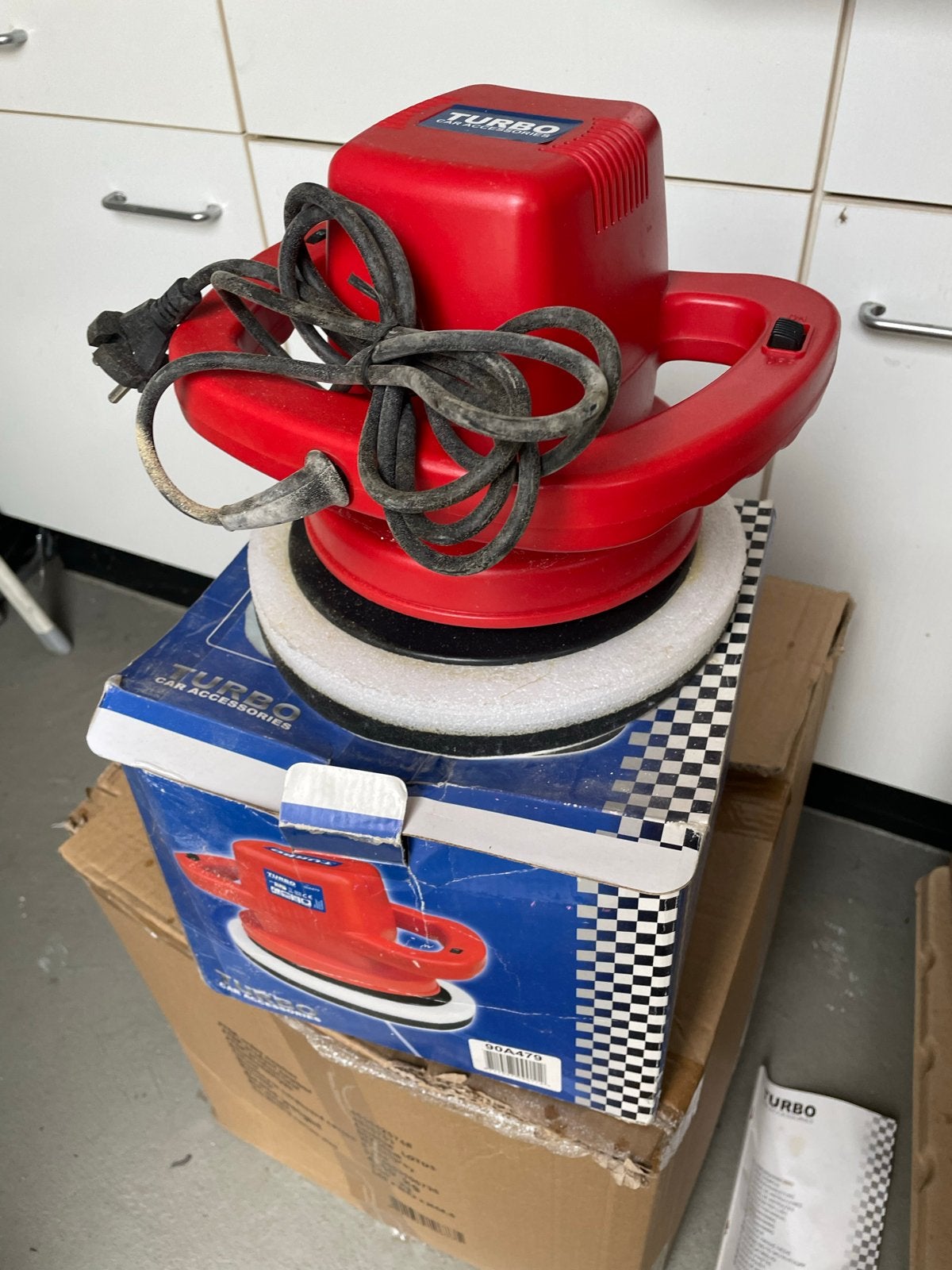 Turbo Car Accessories Polijstmachine Rood, Ophalen of Verzenden, Gebruikt
