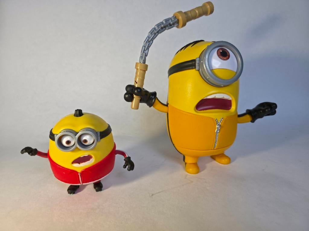 Minions speelgoedfiguren - set van 2, Kinderen en Baby's, Speelgoed | Overig, Gebruikt, Jongen of Meisje, Ophalen of Verzenden