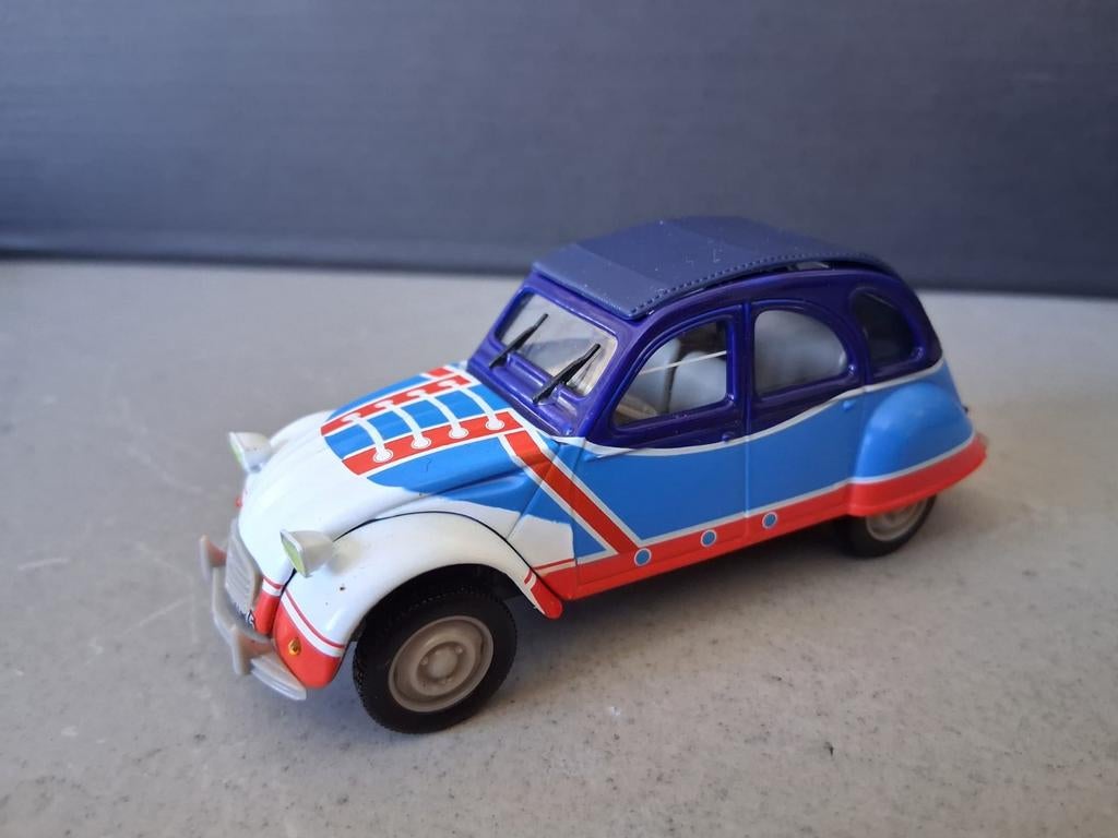 Citroën 2CV Basket modelauto met uniek design, Ophalen of Verzenden, Zo goed als nieuw, Auto, Overige merken