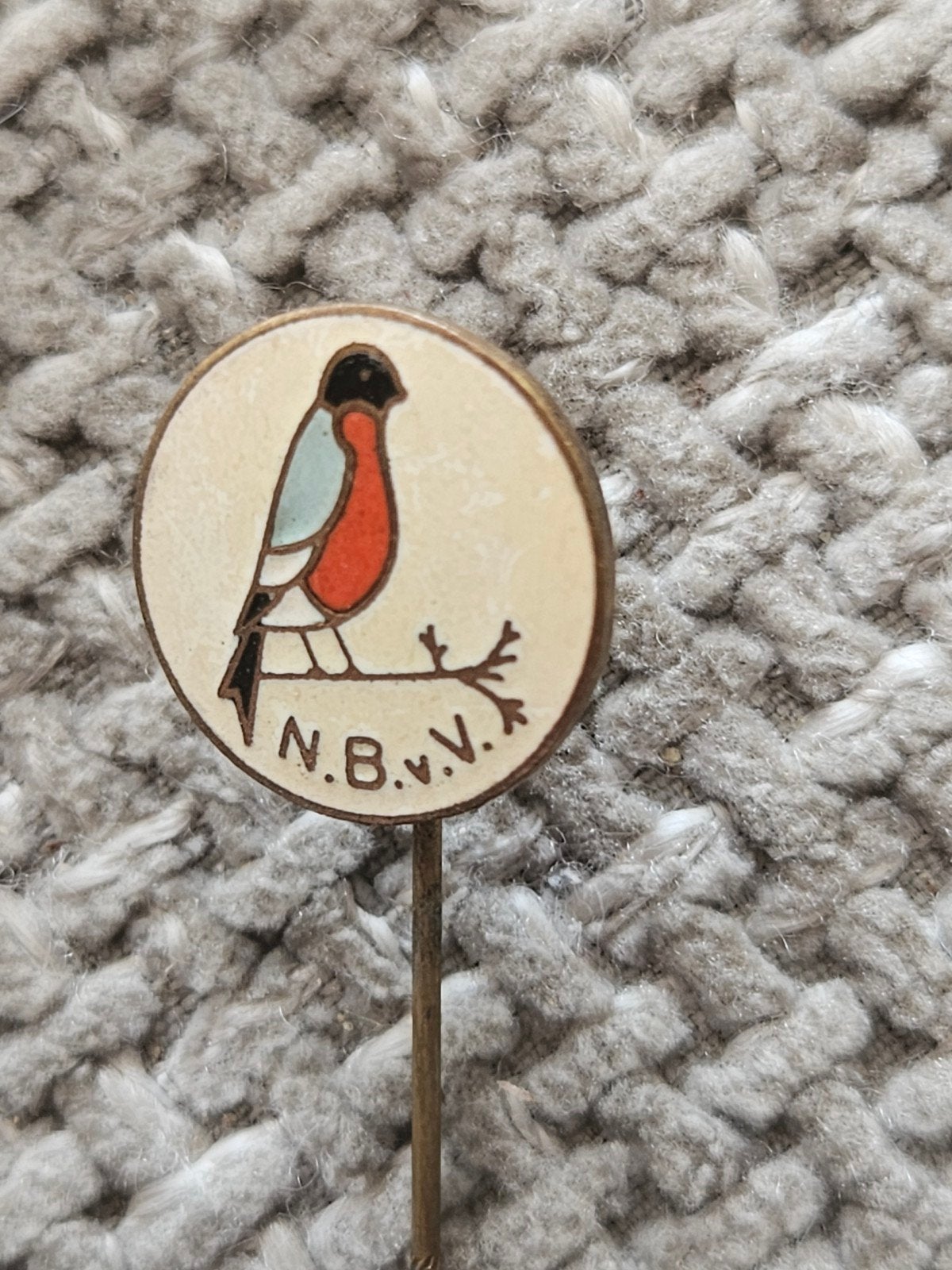 N.B.V.V. Speldje met Vink - Vogelliefhebber, Ophalen of Verzenden