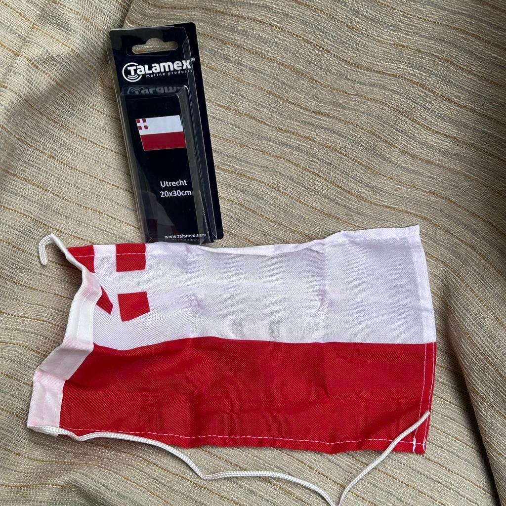 Talamex vlag 20 x 30 cm Utrecht, Onbekend, Ophalen of Verzenden, Zo goed als nieuw, Talamex