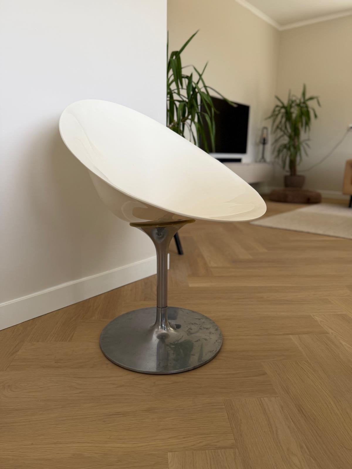 Kartell Ero S poot schijf stoel - wit, Kunststof, Gebruikt, Wit, Ophalen of Verzenden