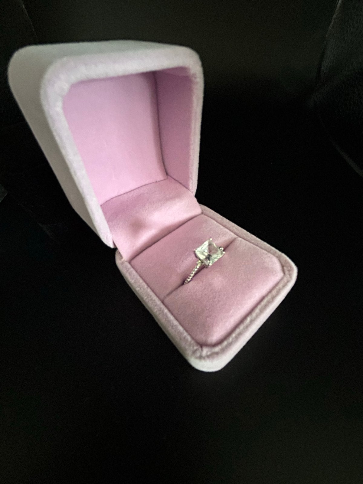 Saffier aanpasbare ring, Sieraden, Tassen en Uiterlijk, Ringen, Ophalen of Verzenden, Zo goed als nieuw, 17 tot 18, Met edelsteen