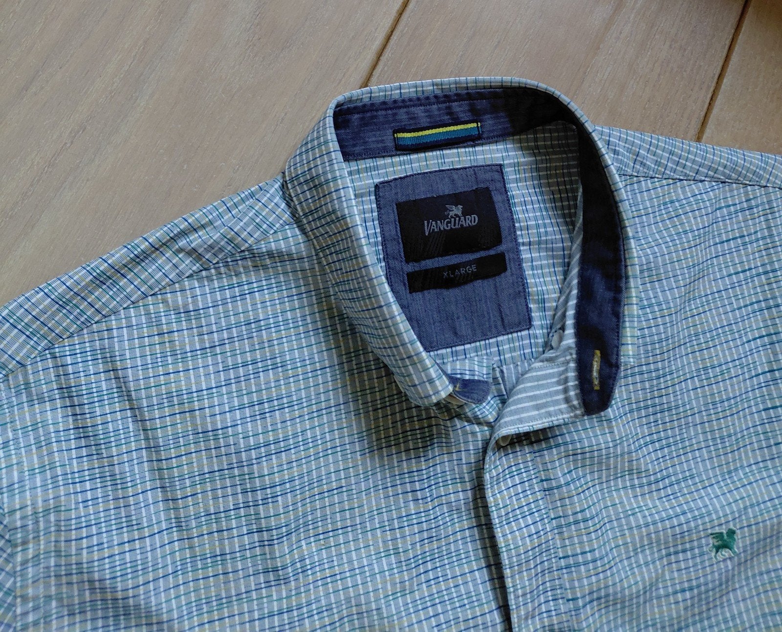 als nieuw VANGUARD heren overhemd mt XLARGE, Overige kleuren, Ophalen of Verzenden, Zo goed als nieuw, Halswijdte 41/42 (L)