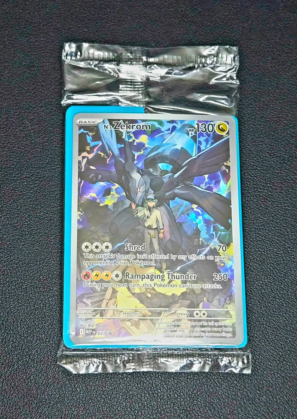 N's Zekrom MEP031 Promo kaart SEALED, Hobby en Vrije tijd, Verzamelkaartspellen | Pokémon, Zo goed als nieuw, Ophalen of Verzenden
