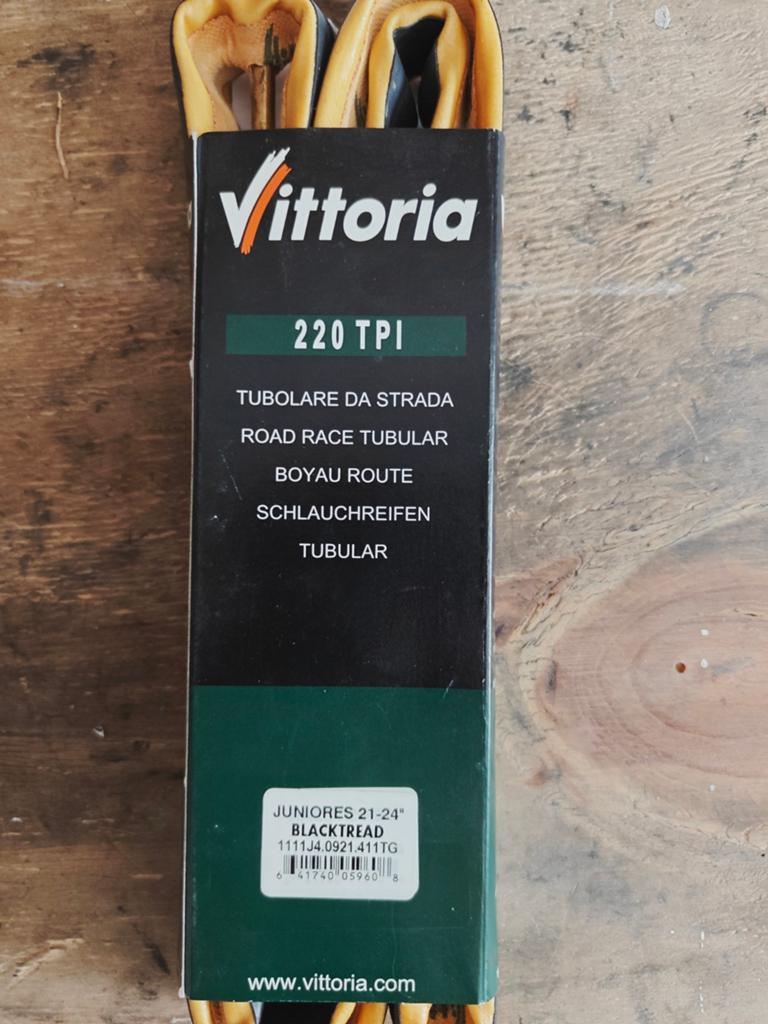 Vittoria Juniores 21-24" Blacktread Tubular Band, Fietsen en Brommers, Fietsonderdelen, Ophalen of Verzenden