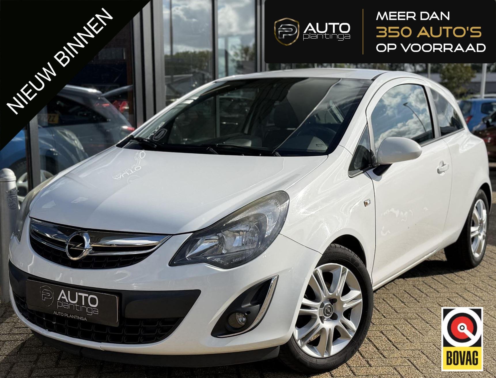 Opel Corsa 1.4-16V BlitZ 101PK | 2e Eigenaar | NL AUTO | NAP, Voorwielaandrijving, Euro 5, Gebruikt, Wit