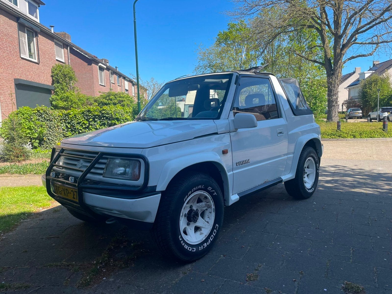 Suzuki Vitara 1.6 JX Cabrio 4WD K6 met nieuwe APK!, Auto's, 1005 kg, 4 cilinders, 1590 cc, Wit