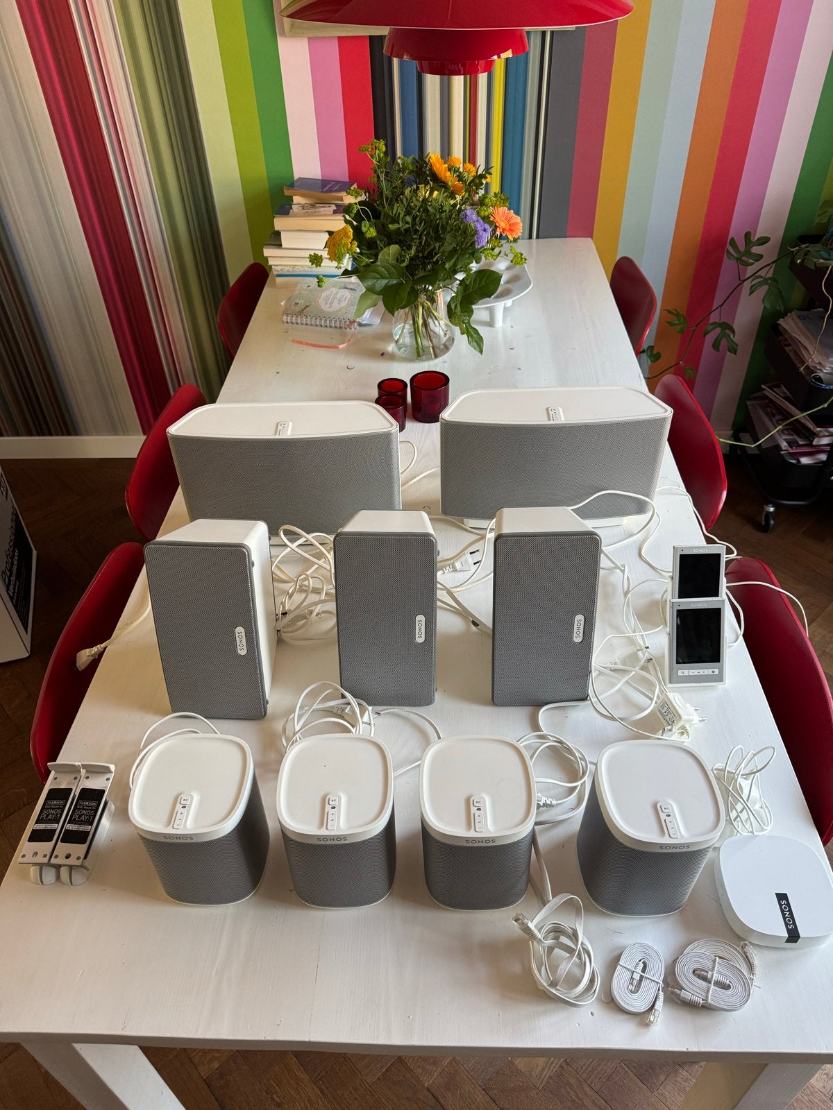 Complete Sonos Gen 1 multi-room set met accessoires, Audio, Tv en Foto, Luidsprekers, Overige typen, Ophalen of Verzenden, Zo goed als nieuw