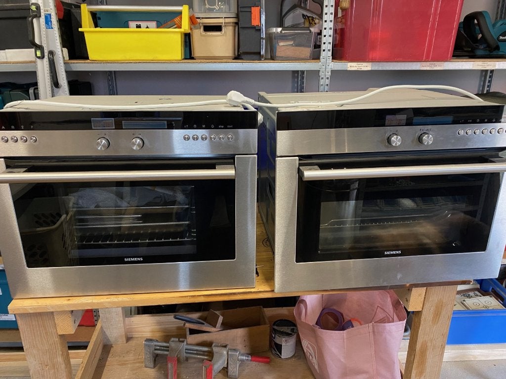 inbouw oven en stoomoven, Ophalen, Minder dan 45 cm, Gebruikt, Hete lucht