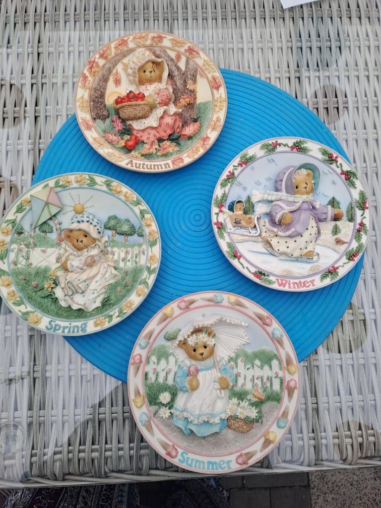 Seizoenen bordjes, Antiek en Kunst, Ophalen