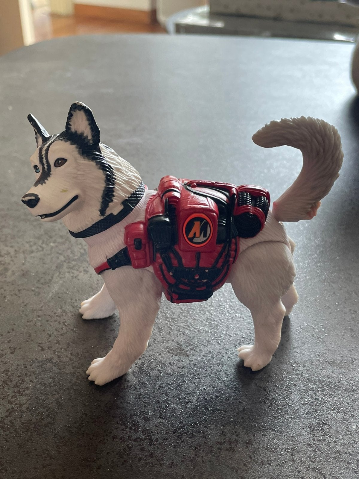 Action Man, vintage Husky hond met rescuepack., Ophalen of Verzenden, Gebruikt