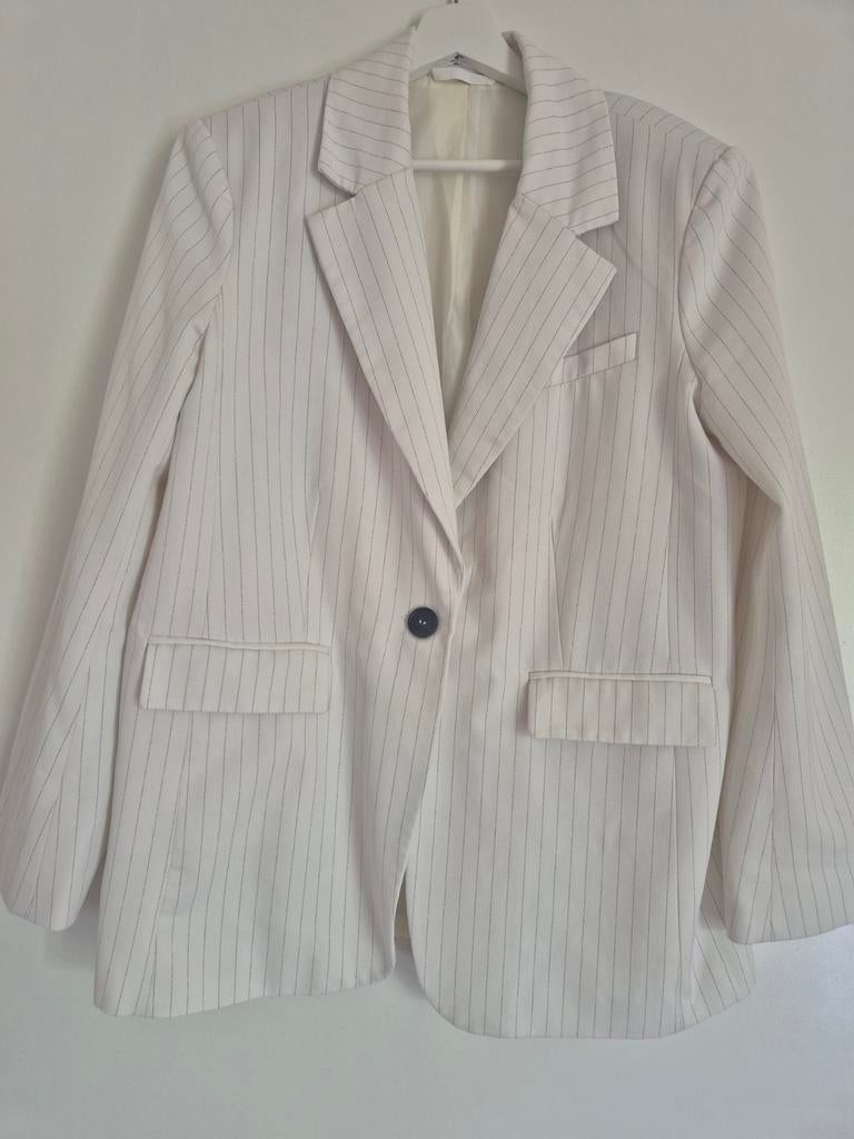 Blazer pinstripe maat M/L, Ophalen of Verzenden, Zo goed als nieuw, Maat 38/40 (M)