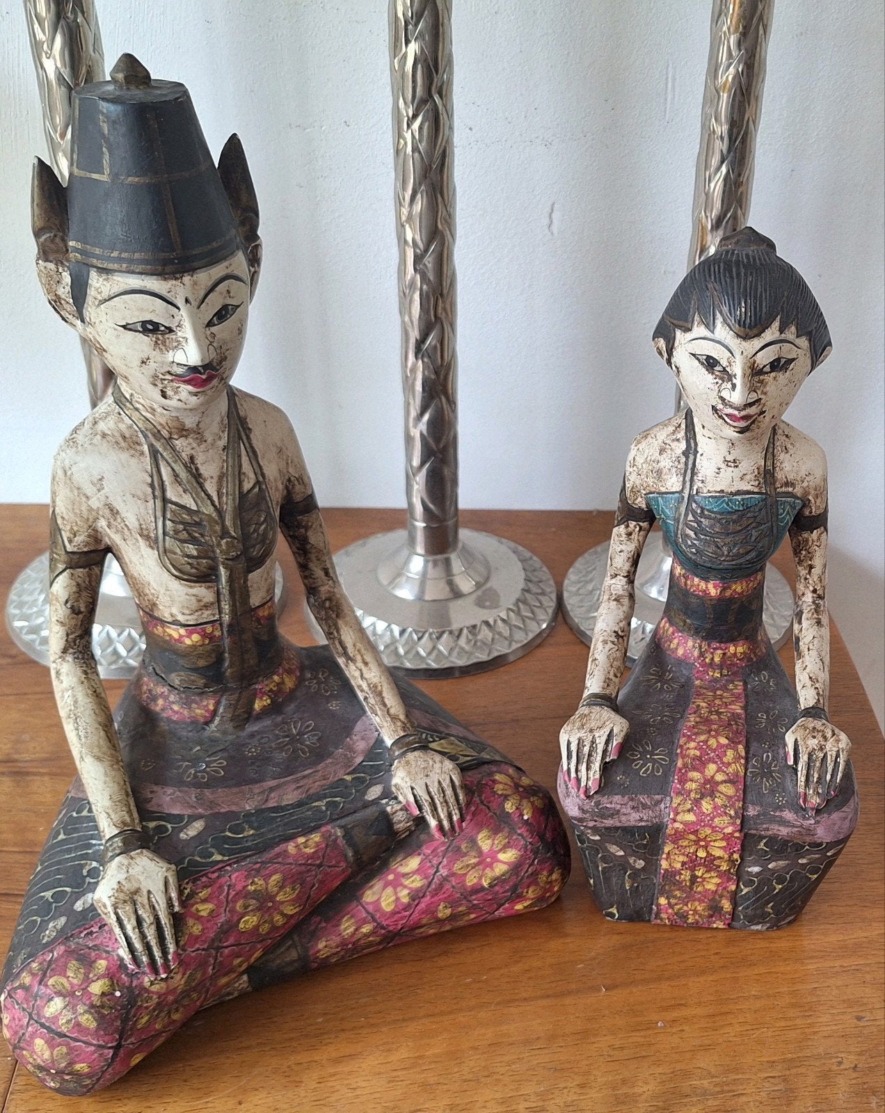 Loro Blonyo Indonesië beelden echtpaar man vrouw, Antiek en Kunst, Ophalen of Verzenden
