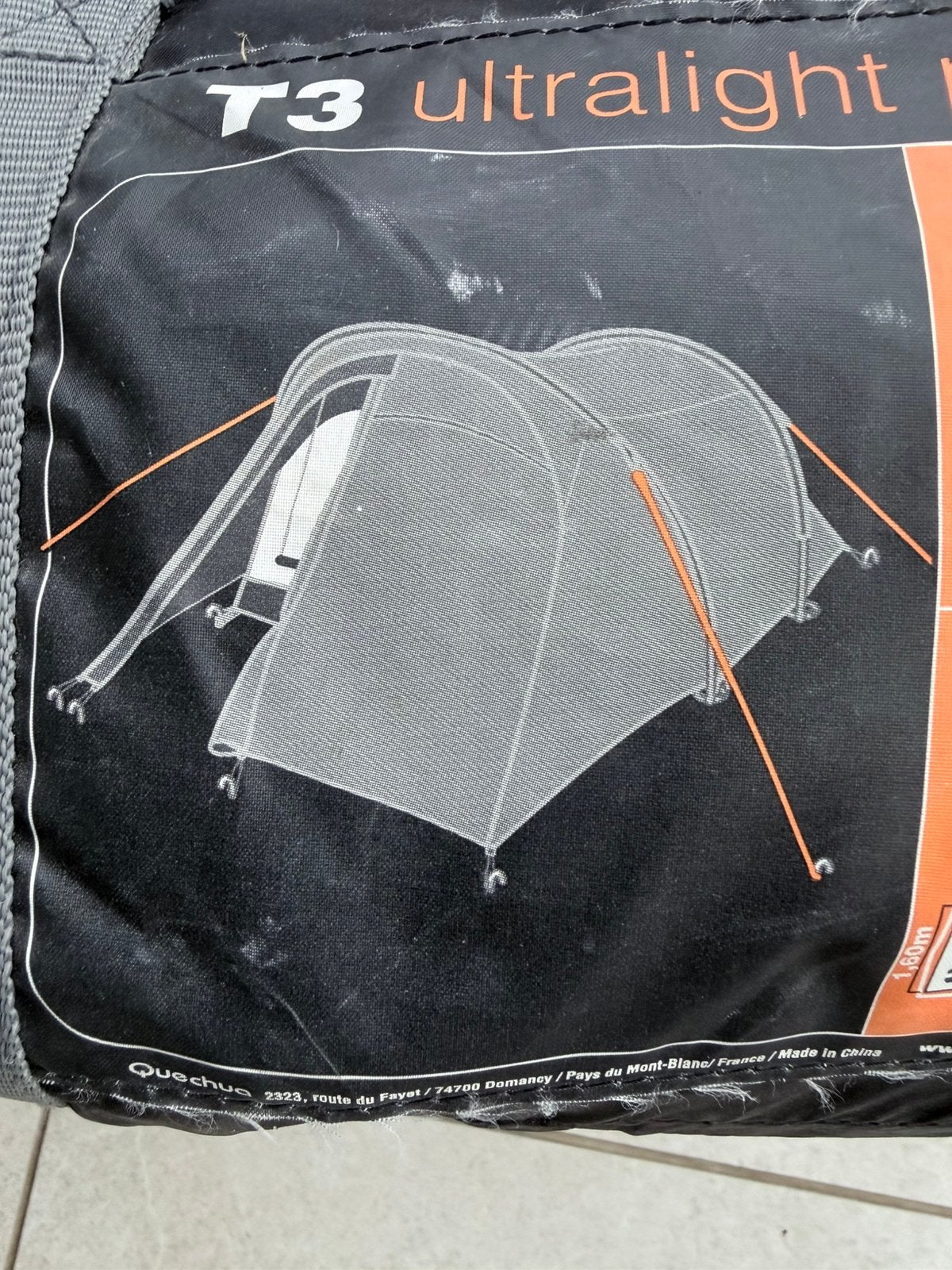 Quechua T3 ultralight pro tent - 3 personen, Ophalen of Verzenden, Zo goed als nieuw, Tot en met 3