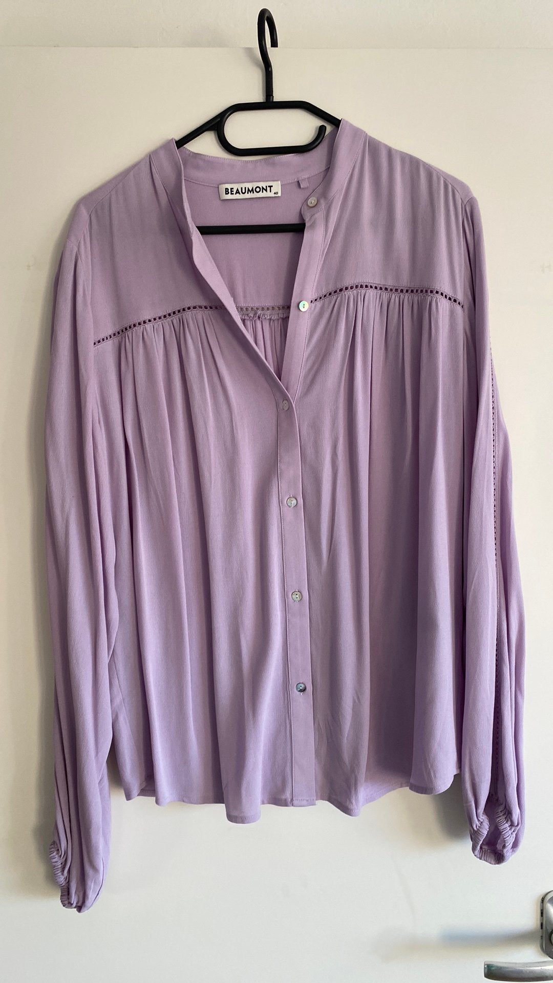 Beaumont blouse maat 40, Kleding | Dames, Ophalen of Verzenden, Zo goed als nieuw, Maat 42/44 (L), Paars
