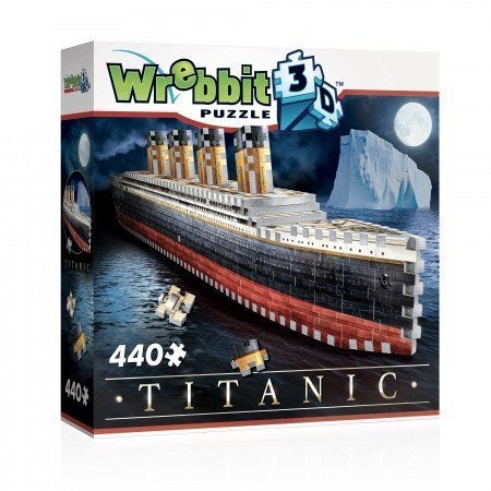 Wrebbit 3D Puzzel: Titanic, Ophalen of Verzenden, Minder dan 500 stukjes, Nieuw, Rubik's of 3D-puzzel